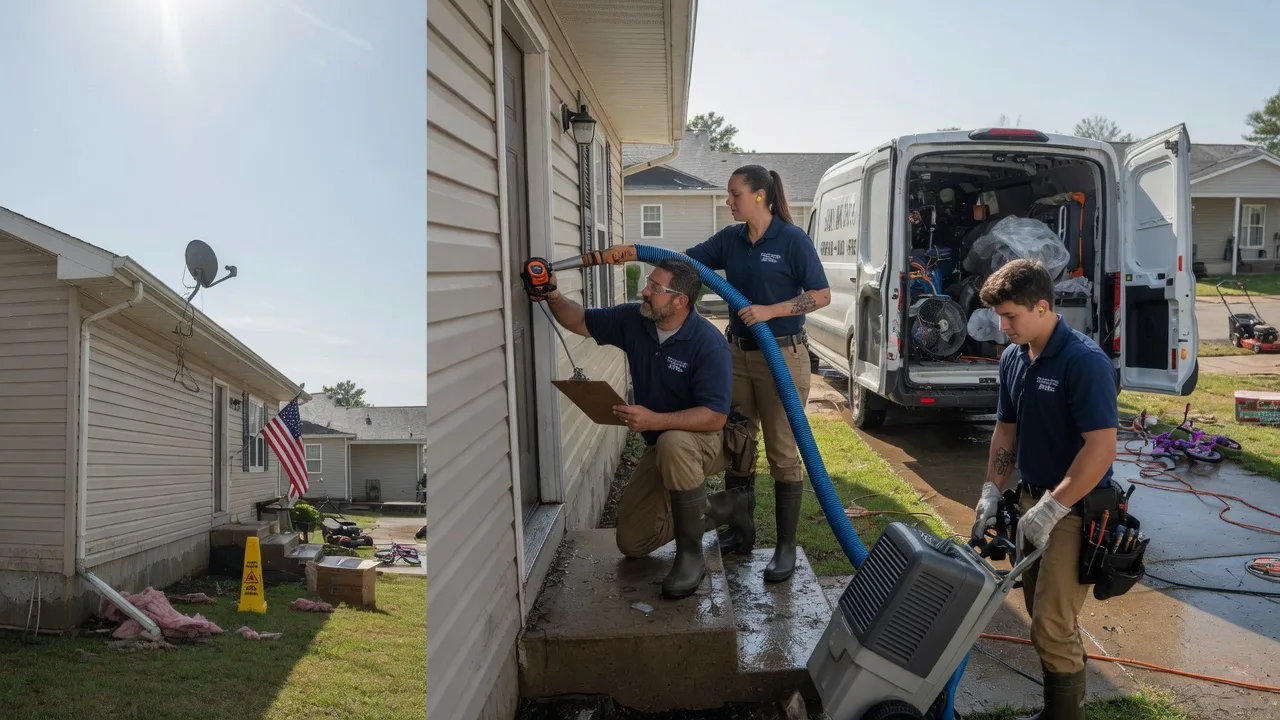 Ceiling Water Damage Restoration in Jacksonville, TX near me